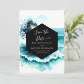 Whimsikale Wasserheizung Save The Date (Stehend Vorderseite)