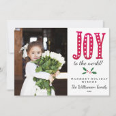 Whimsikale Weihnachten Doodled Joy to World (Vorderseite)