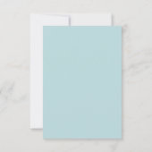 Whimsikale Wildblume RSVP Karte (Rückseite)