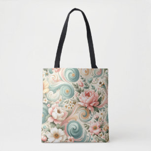 Whimsikale Wirbel in Pastel Tasche
