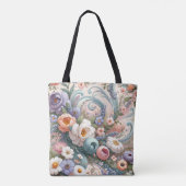 Whimsikale Wirbel in Pastel Tasche (Rückseite)