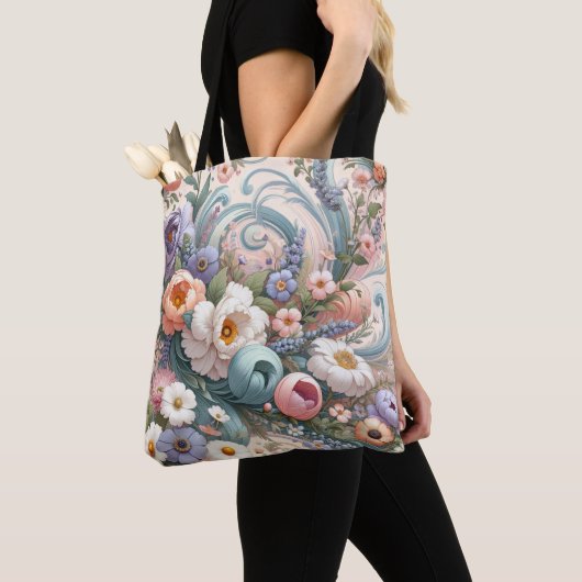 Whimsikale Wirbel in Pastel Tasche (Von Nahem)
