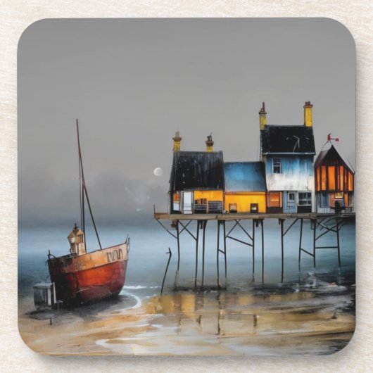 Whimsikale Würzkappen - harter Kunststoff-Unterset Getränkeuntersetzer (Vorderseite)