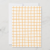 Whimsikaler Apfel unseres Augeninners Neutral Einladung (Rückseite)