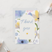 Whimsikaler Bohemischer Hochzeitsgruß Karte (Vorderseite/Rückseite Beispiel)