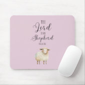 Whimsikaler Herr ist mein Hirte Psalm 23:1 Mousepad (Mit Mouse)