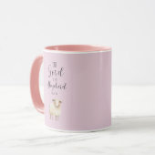 Whimsikaler Herr ist mein Hirte Psalm 23:1 Tasse (Vorderseite Links)