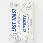 Whimsikaler Toast am Junggeselinnen-Abschied der K Banner (Vertikal)