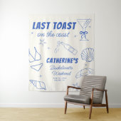 Whimsikaler Toast am Junggeselinnen-Abschied der K Wandteppich (Beispiel)