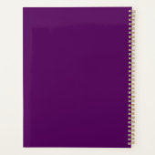 Whimsikaler Verzierter Baum Planer (Rückseite)