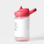 Whimsikaler Wal und Fische Kinder Trinkflasche (Links)
