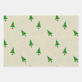 Whimsikaler Weihnachtsbaum Geschenkpapier Set (Vorderseite 3)