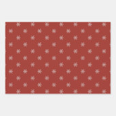 Whimsikalische handgezeichnete Doodle Rot Geschenkpapier Set (Vorderseite 3)