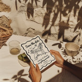 Whimsikalische kosmische Weltraum Save The Date Ho