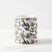 Whimsikäre Blume & Blätter Bouquet Kaffeetasse (Mittel)