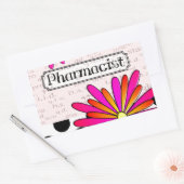 Whimsikäre Blume Rechteckiger Aufkleber (Umschlag)