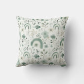 Whimsikäre Regenbogen im Zeitalter Kissen (Rückseite)