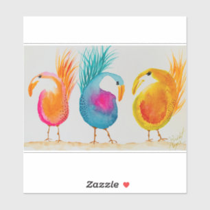 Whimsikäre Vögel Vinyl Car Stickers Aufkleber