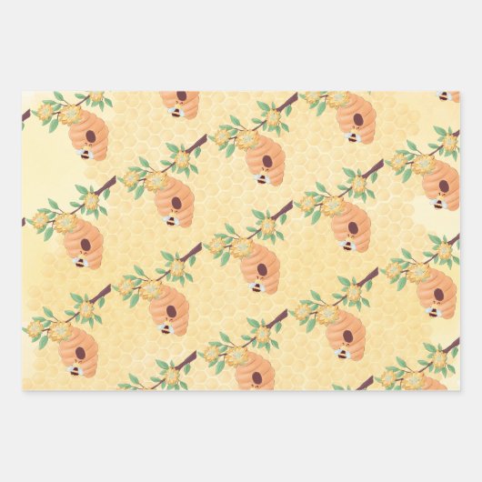 Whimsikbienen Geschenkpapier Set (Vorderseite 3)