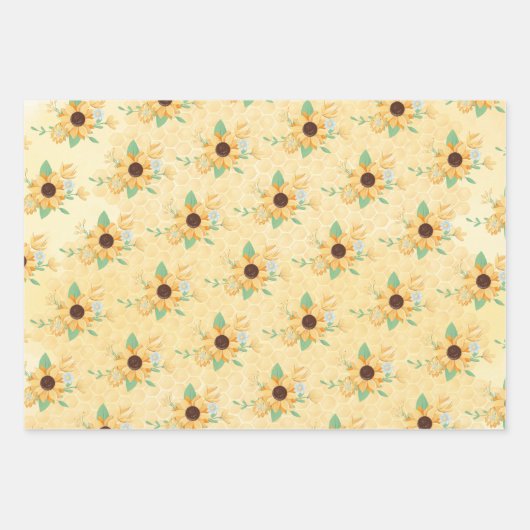 Whimsikbienen Geschenkpapier Set (Vorderseite 2)