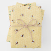 Whimsikbienen Geschenkpapier Set (Beispiel)