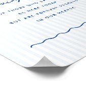 Whimsikblau im liebenden Speicher Poster (Ecke)