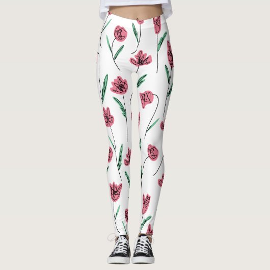 Whimsikblütige Leggings - Blume Pants (Vorderseite)