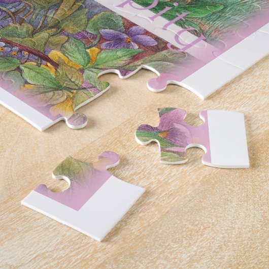 Whimsikerhase im Frühjahrsgarten Puzzle (Seite)