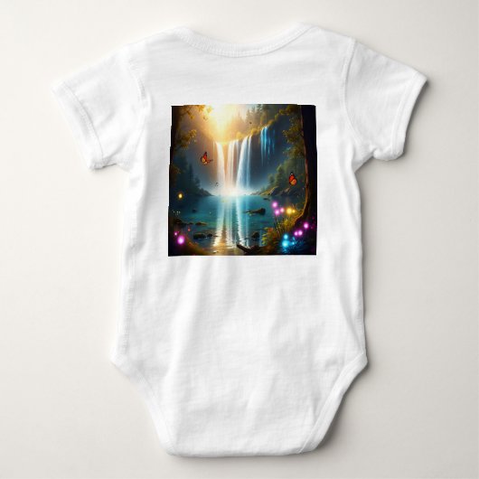 Whimsikers Baby Bodysuit Baby Strampler (Rückseite)