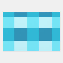 Whimsikfarbene Frühlingsplätze, Osterplatten. Geschenkpapier Set