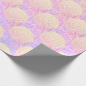 Whimsikfarbene Rose 2 Geschenkpapier (Ecke)