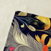 Whimsikfarbiges Otomi-Muster Strandtuch (Beispiel)