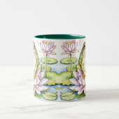 Whimsikfrösche und -Wasserlilien, Frösche, Wasserl Zweifarbige Tasse (Mittel)