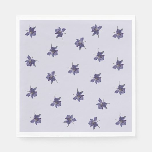 Whimsikgarten-Wildblume Serviette (Vorderseite)