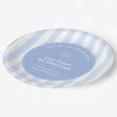 Whimsikhandgezeichnet letzte Toast auf dem Party d Pappteller (Schrägansicht)