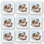 Whimsikische Alien Romance Aufkleber (Vorderseite)