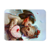 Whimsikische Alien Romance Magnet (Horizontal)
