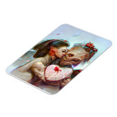 Whimsikische Alien Romance Magnet (Linke Seite)