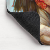 Whimsikische Alien Romance Mousepad (Ecke)