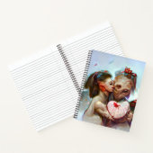 Whimsikische Alien Romance Notizblock (Innenseite)