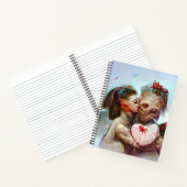 Whimsikische Alien Romance Notizblock (Innenseite)