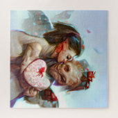 Whimsikische Alien Romance Puzzle (Horizontal)