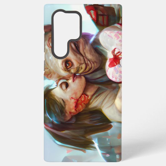 Whimsikische Alien Romance Samsung Galaxy Hülle (Rückseite)