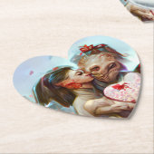 Whimsikische Alien Romance Untersetzer (angewinkelt)