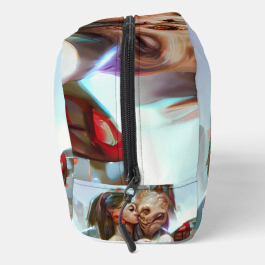 Whimsikische Alien Romance Waschbeutel (Rechts)