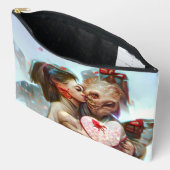 Whimsikische Alien Romance Zubehörtasche (Offen)