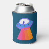Whimsikische Alien UFO Rainbow KUSTOMIZE IT Dosenkühler (Kanne Rückseite)