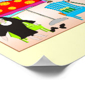 Whimsikische Nonnen "at the Beach" Art Poster (Ecke)