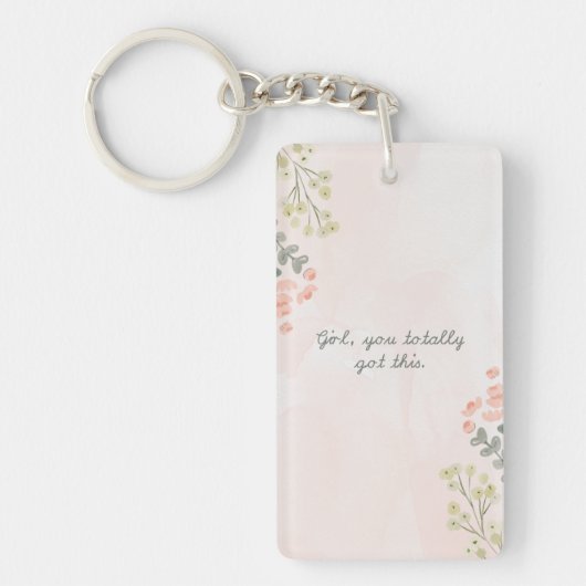 Whimsikischer Acrylic-Schlüsselanhänger Schlüsselanhänger (Vorderseite)