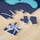 Whimsikischer Elch im Wald Puzzle (Seite)